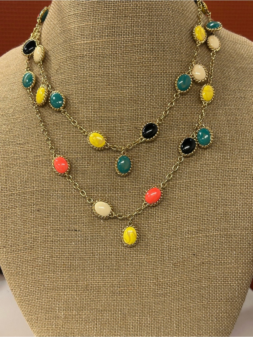 Kate Spade “Roped In” extra long scatter necklace